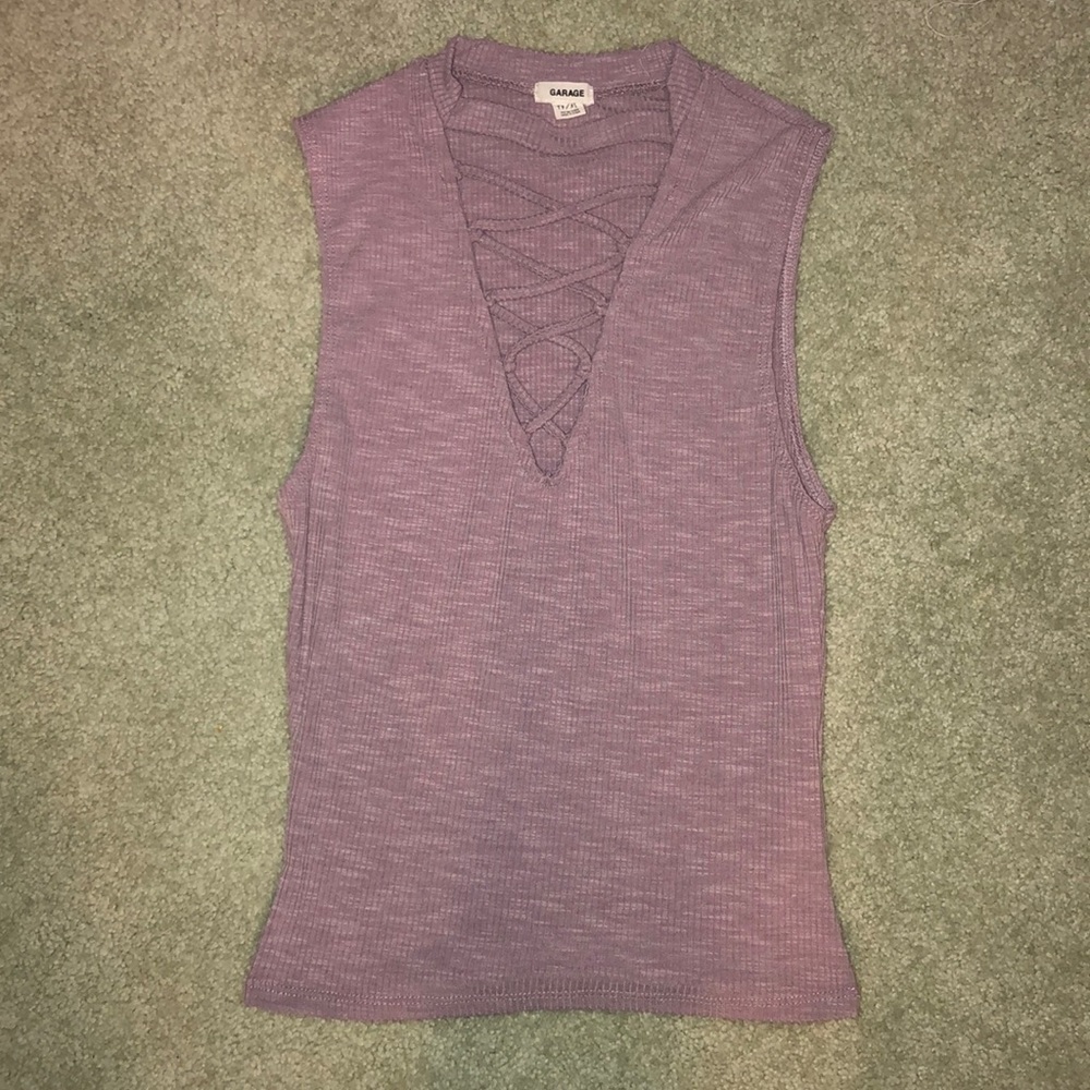 Garage Light lavender plunge tank🐳